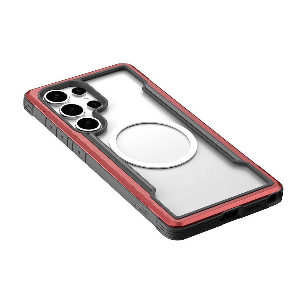 Raptic Shield Serisi Galaxy S25 Ultra Magsafe Şarj Özellikli Airbagli Şeffaf Arka Yüzey Kılıf Raptic Shield Serisi Galaxy S25 Ultra Magsafe Şarj Özellikli Airbagli Şeffaf Arka Yüzey Kılıf